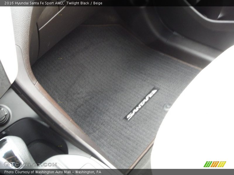Twilight Black / Beige 2016 Hyundai Santa Fe Sport AWD