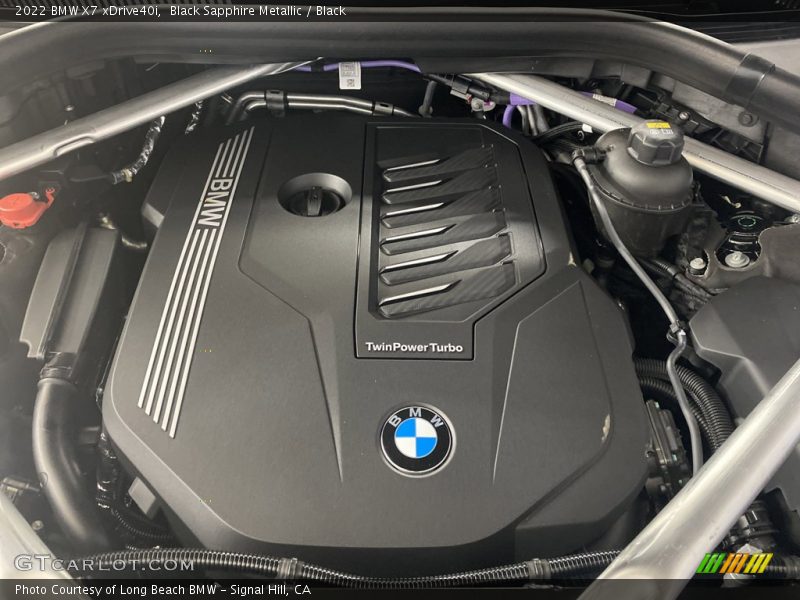 Black Sapphire Metallic / Black 2022 BMW X7 xDrive40i