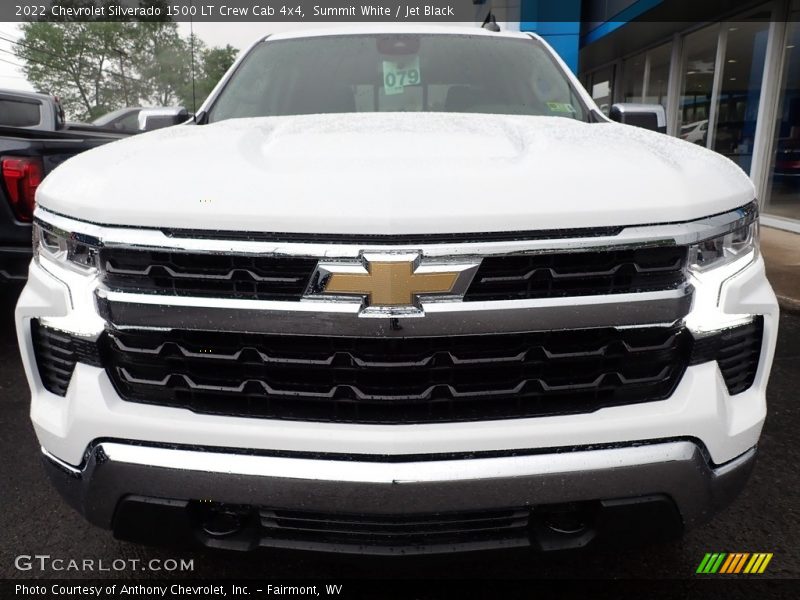 Summit White / Jet Black 2022 Chevrolet Silverado 1500 LT Crew Cab 4x4