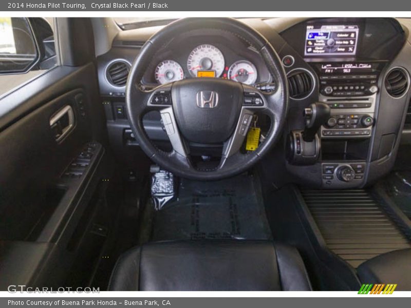 Crystal Black Pearl / Black 2014 Honda Pilot Touring