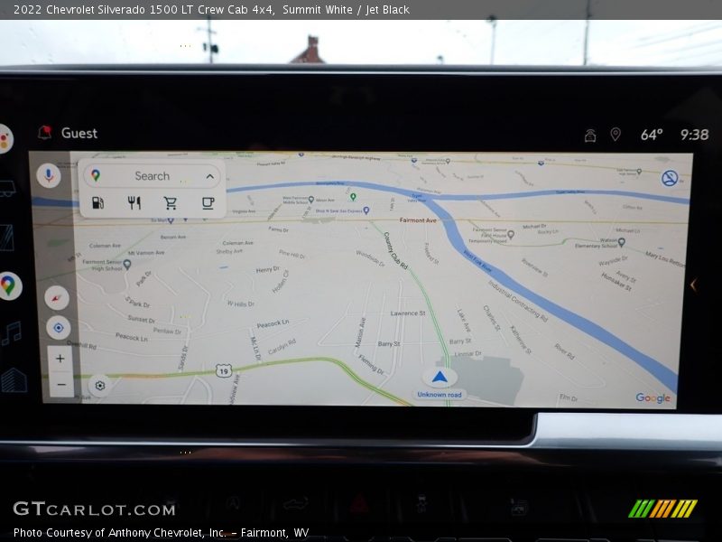Navigation of 2022 Silverado 1500 LT Crew Cab 4x4