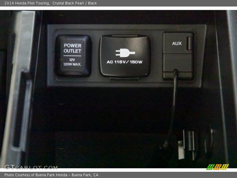 Crystal Black Pearl / Black 2014 Honda Pilot Touring