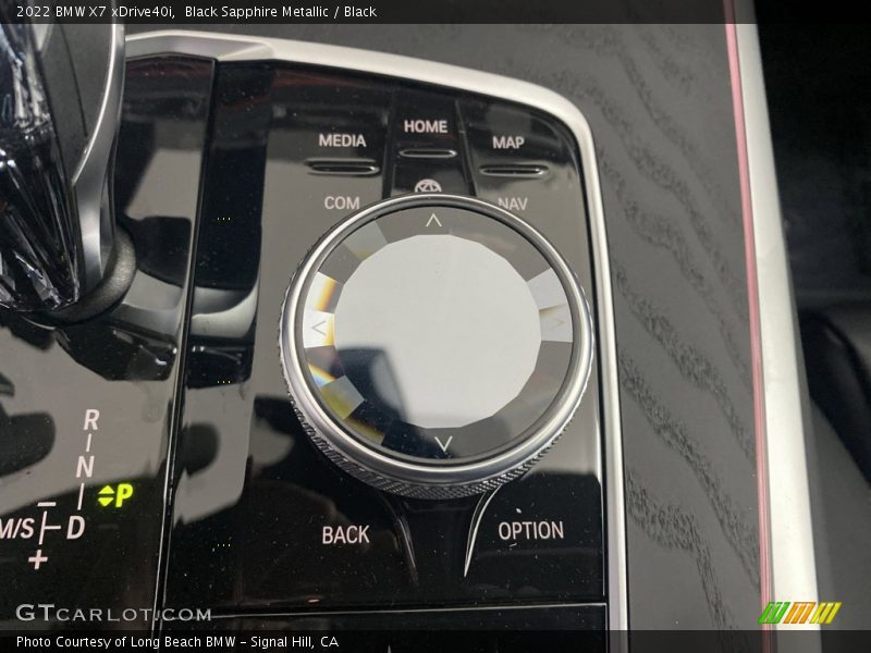 Black Sapphire Metallic / Black 2022 BMW X7 xDrive40i