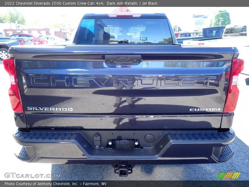 Dark Ash Metallic / Jet Black 2022 Chevrolet Silverado 1500 Custom Crew Cab 4x4