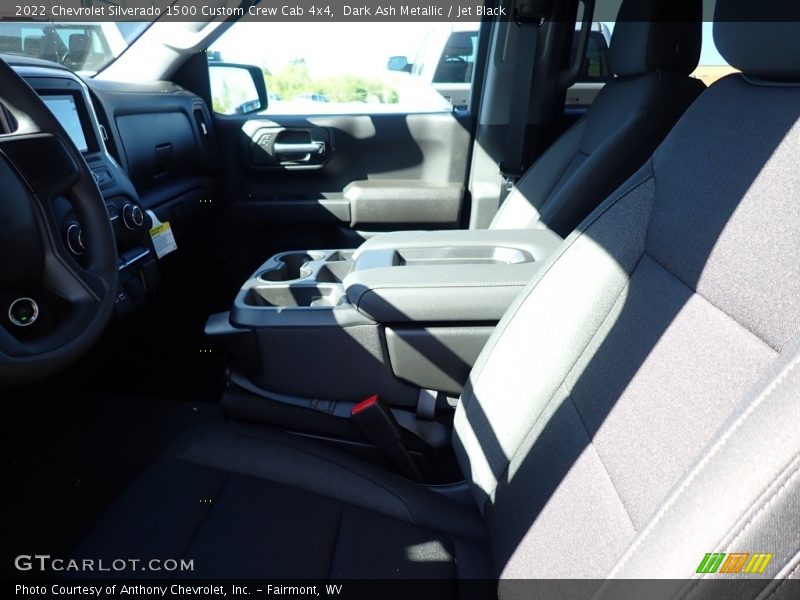 Dark Ash Metallic / Jet Black 2022 Chevrolet Silverado 1500 Custom Crew Cab 4x4