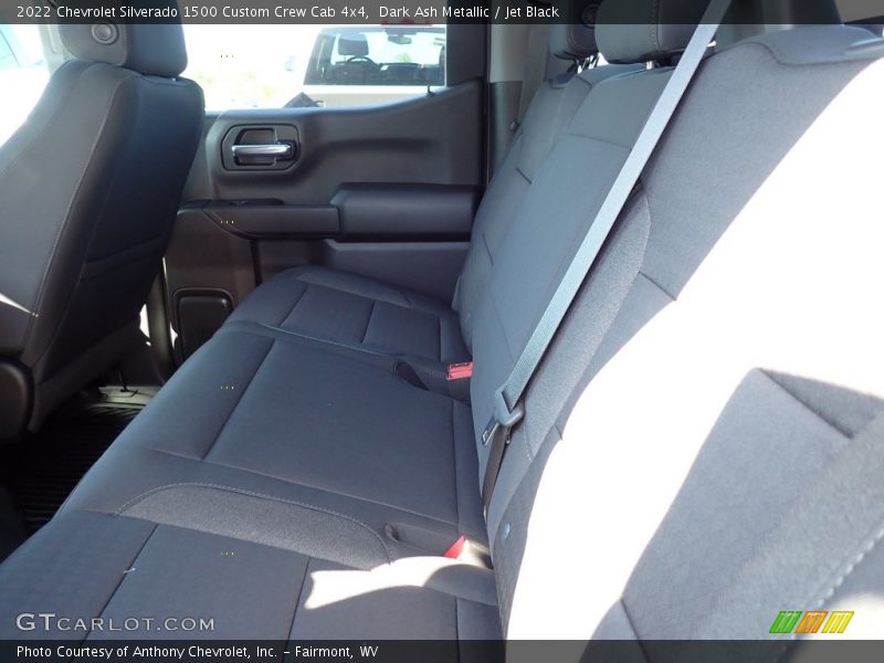 Dark Ash Metallic / Jet Black 2022 Chevrolet Silverado 1500 Custom Crew Cab 4x4