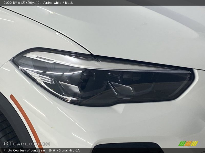 Alpine White / Black 2022 BMW X5 sDrive40i