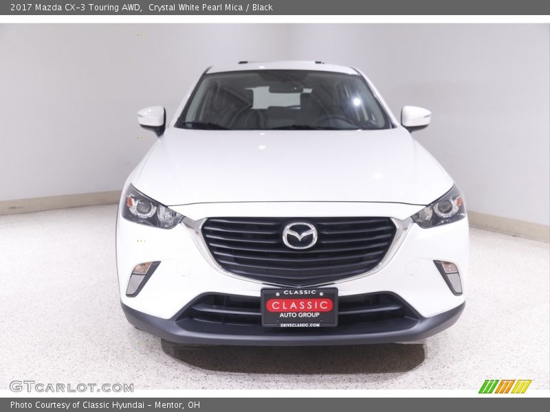 Crystal White Pearl Mica / Black 2017 Mazda CX-3 Touring AWD