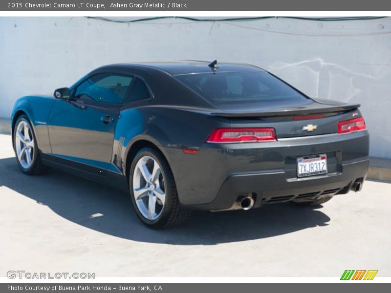 Ashen Gray Metallic / Black 2015 Chevrolet Camaro LT Coupe