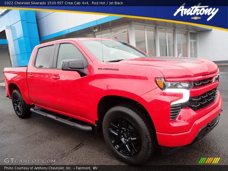 Red Hot / Jet Black 2022 Chevrolet Silverado 1500 RST Crew Cab 4x4