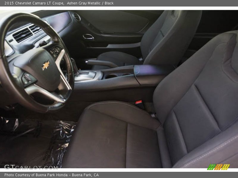 Ashen Gray Metallic / Black 2015 Chevrolet Camaro LT Coupe