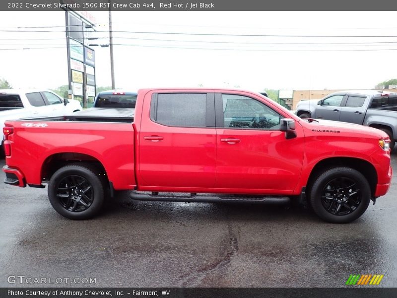 Red Hot / Jet Black 2022 Chevrolet Silverado 1500 RST Crew Cab 4x4
