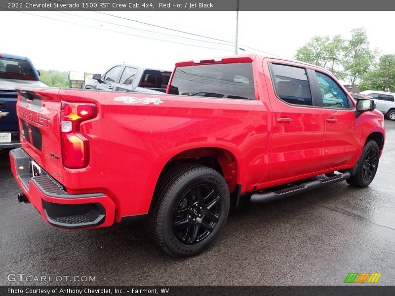 Red Hot / Jet Black 2022 Chevrolet Silverado 1500 RST Crew Cab 4x4