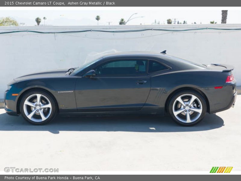 Ashen Gray Metallic / Black 2015 Chevrolet Camaro LT Coupe