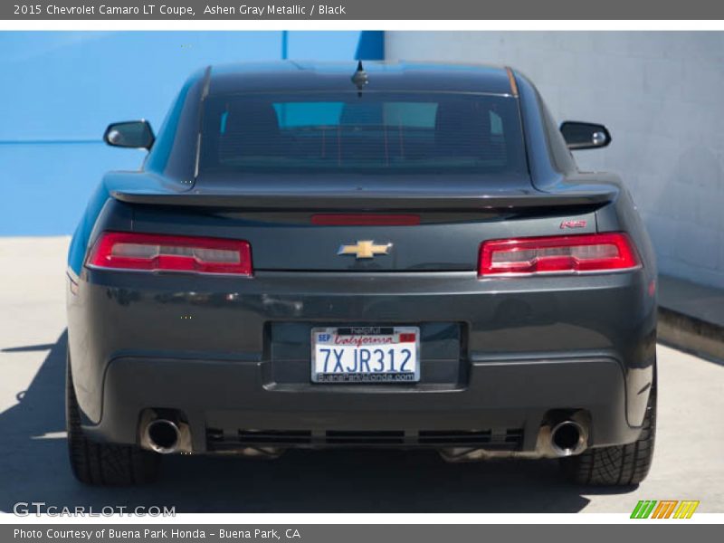 Ashen Gray Metallic / Black 2015 Chevrolet Camaro LT Coupe
