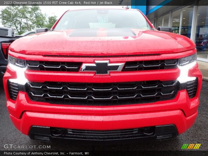 Red Hot / Jet Black 2022 Chevrolet Silverado 1500 RST Crew Cab 4x4