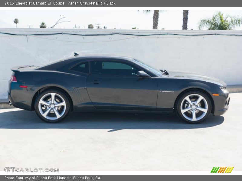 Ashen Gray Metallic / Black 2015 Chevrolet Camaro LT Coupe