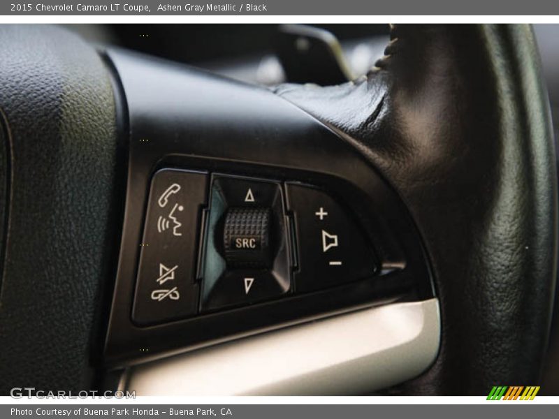 Ashen Gray Metallic / Black 2015 Chevrolet Camaro LT Coupe