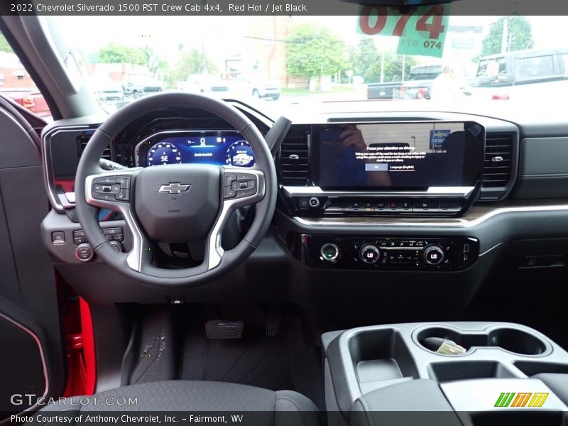 Red Hot / Jet Black 2022 Chevrolet Silverado 1500 RST Crew Cab 4x4