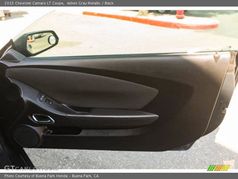 Ashen Gray Metallic / Black 2015 Chevrolet Camaro LT Coupe