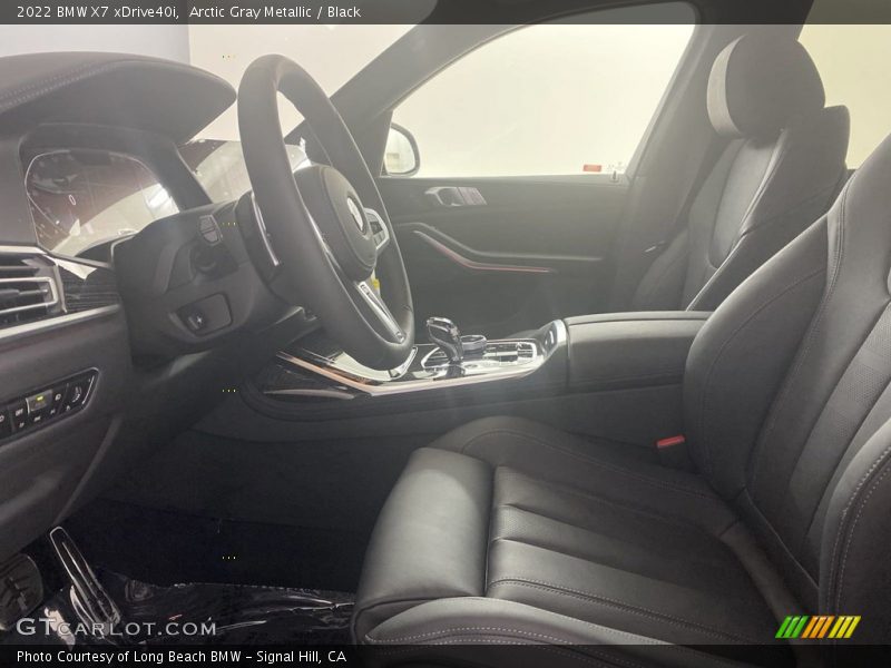 Arctic Gray Metallic / Black 2022 BMW X7 xDrive40i