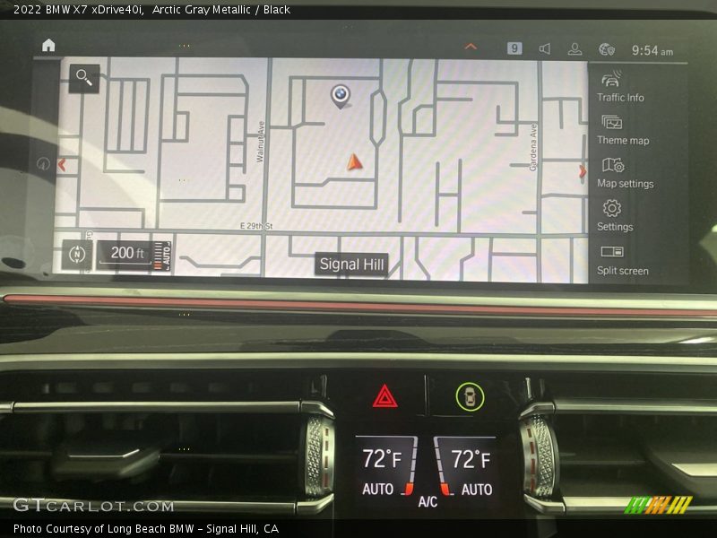 Navigation of 2022 X7 xDrive40i