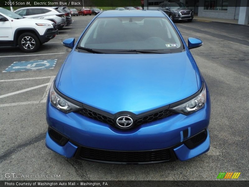 Electric Storm Blue / Black 2016 Scion iM