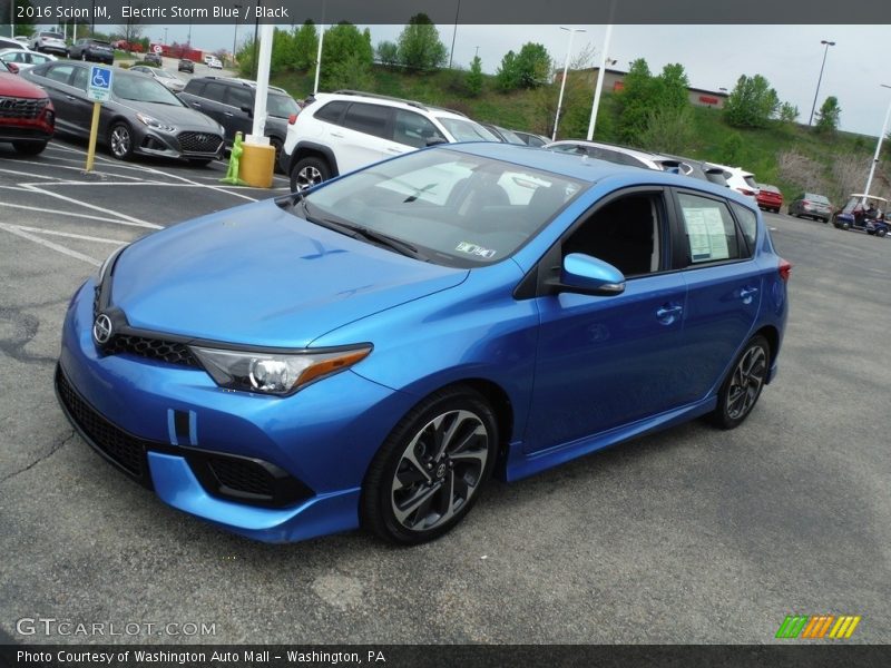 Electric Storm Blue / Black 2016 Scion iM