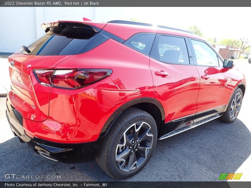 Red Hot / Jet Black 2022 Chevrolet Blazer RS AWD