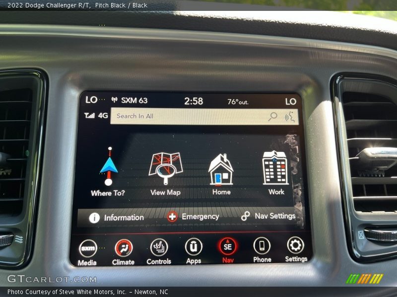 Pitch Black / Black 2022 Dodge Challenger R/T