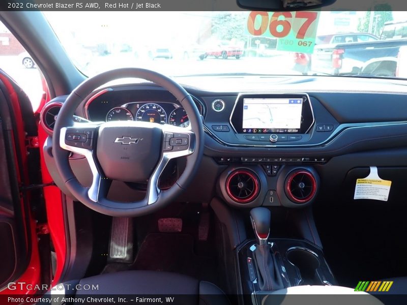 Red Hot / Jet Black 2022 Chevrolet Blazer RS AWD