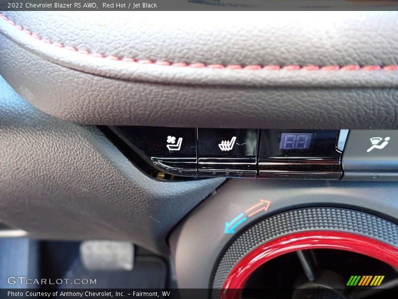 Red Hot / Jet Black 2022 Chevrolet Blazer RS AWD