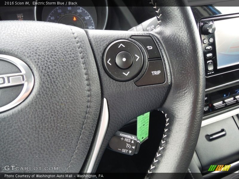 Electric Storm Blue / Black 2016 Scion iM