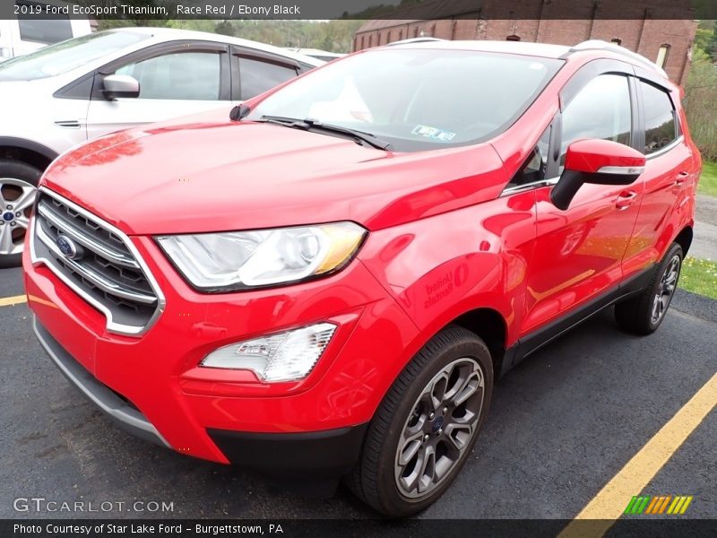 Race Red / Ebony Black 2019 Ford EcoSport Titanium