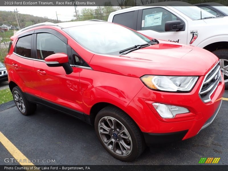 Race Red / Ebony Black 2019 Ford EcoSport Titanium