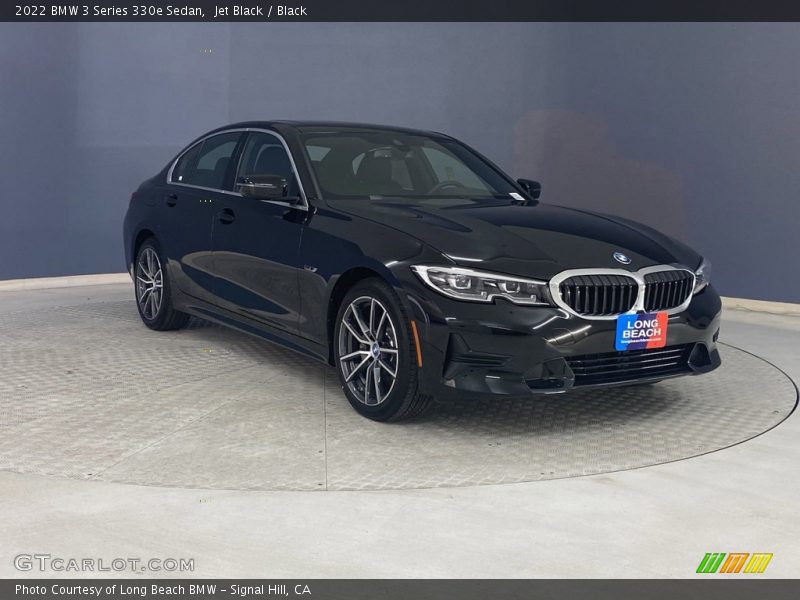 Jet Black / Black 2022 BMW 3 Series 330e Sedan