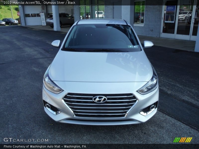 Olympus Silver / Black 2022 Hyundai Accent SEL