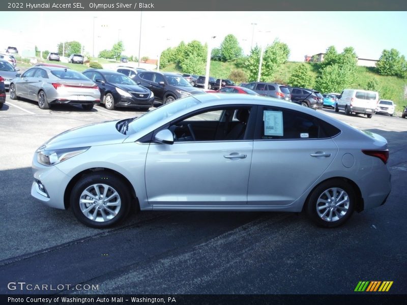 Olympus Silver / Black 2022 Hyundai Accent SEL