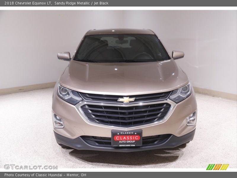 Sandy Ridge Metallic / Jet Black 2018 Chevrolet Equinox LT