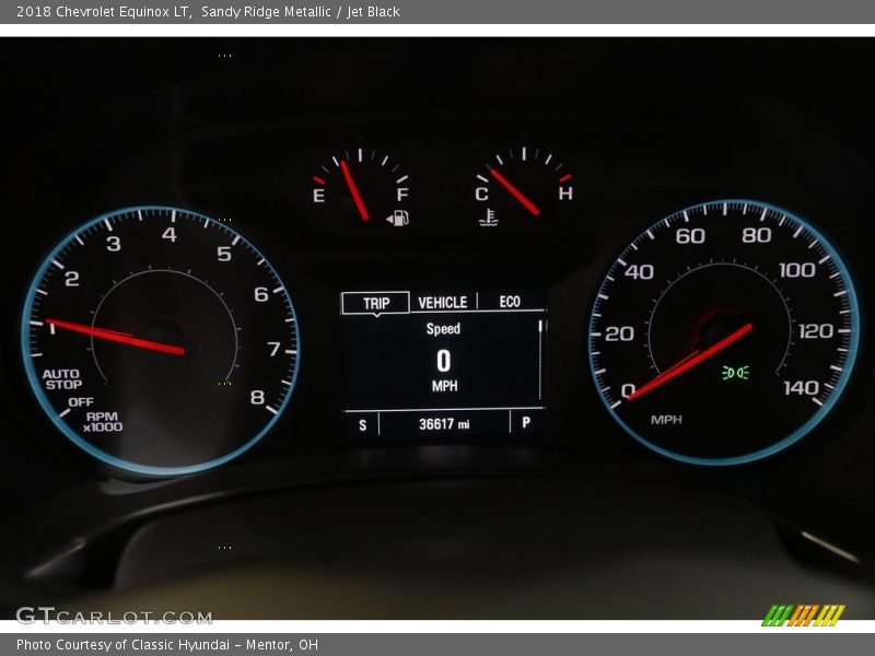 Sandy Ridge Metallic / Jet Black 2018 Chevrolet Equinox LT