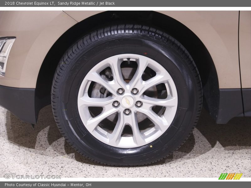 Sandy Ridge Metallic / Jet Black 2018 Chevrolet Equinox LT