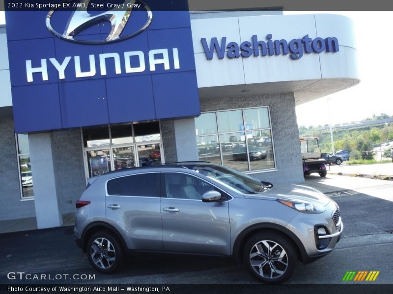 Steel Gray / Gray 2022 Kia Sportage EX AWD