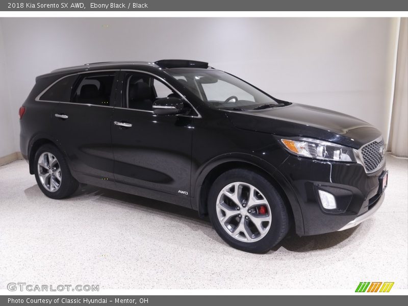  2018 Sorento SX AWD Ebony Black