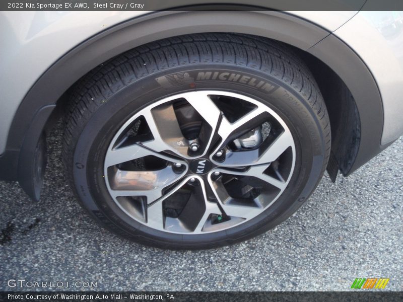 Steel Gray / Gray 2022 Kia Sportage EX AWD