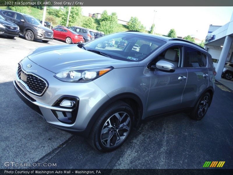 Steel Gray / Gray 2022 Kia Sportage EX AWD
