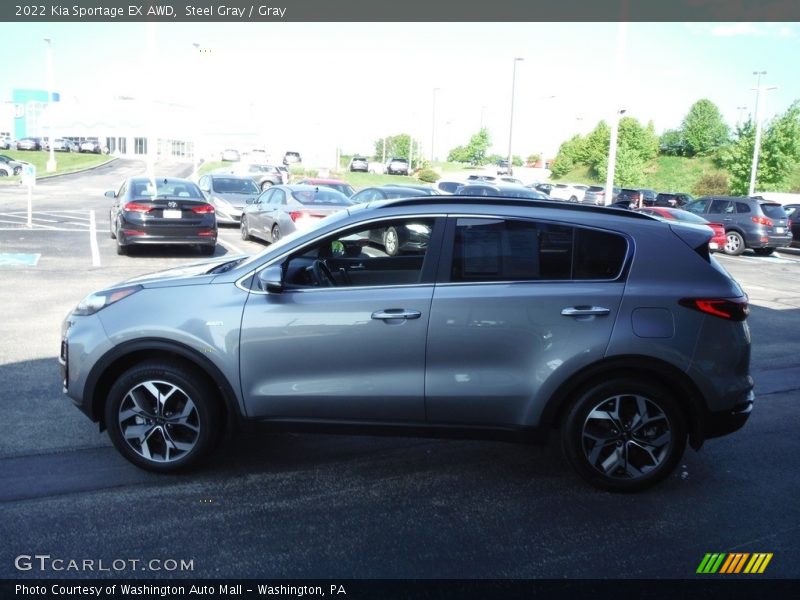 Steel Gray / Gray 2022 Kia Sportage EX AWD