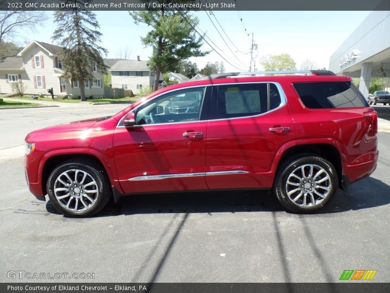 Cayenne Red Tintcoat / Dark Galvanized/­Light Shale 2022 GMC Acadia Denali