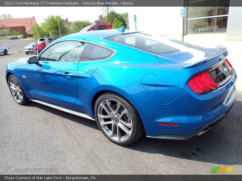 Velocity Blue Metallic / Ebony 2021 Ford Mustang GT Premium Fastback
