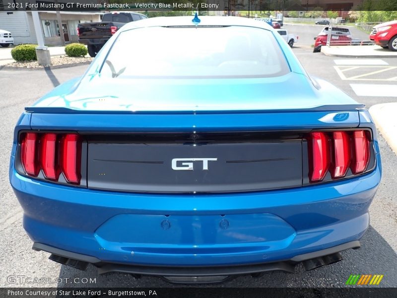 Velocity Blue Metallic / Ebony 2021 Ford Mustang GT Premium Fastback