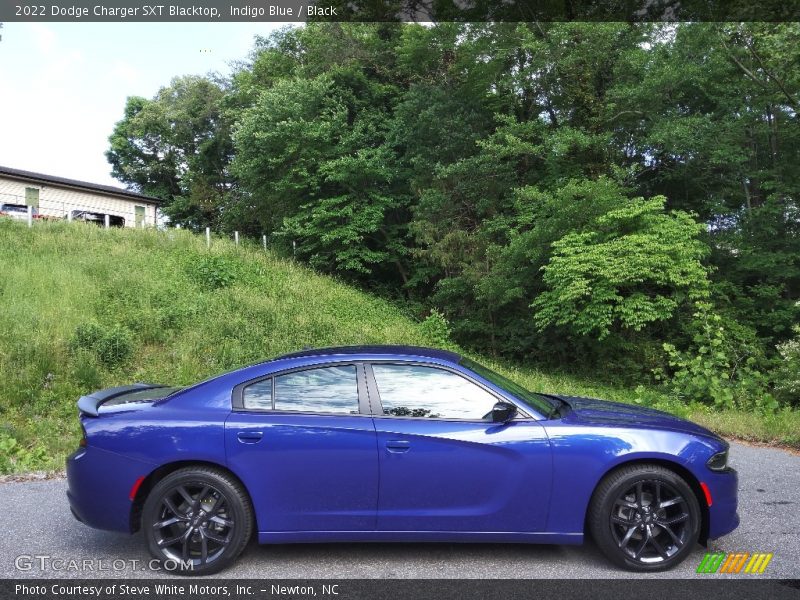Indigo Blue / Black 2022 Dodge Charger SXT Blacktop